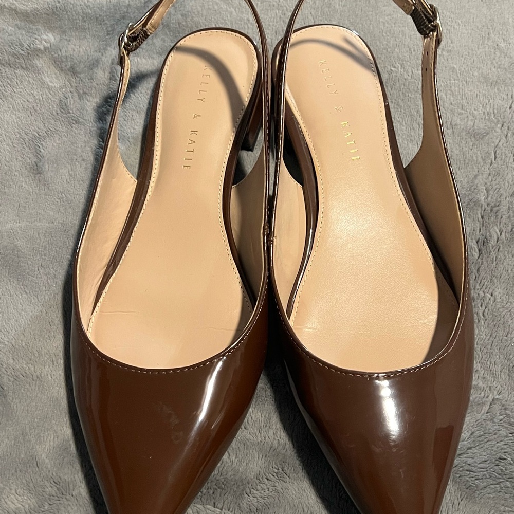 Kelly & Katie Brown Slingback Pumps
